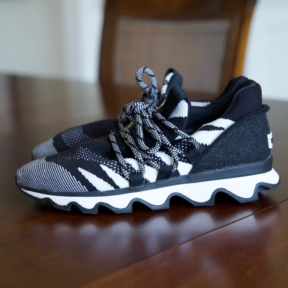 Women's Sorel Sneakers.  Black/White.  Size 7.